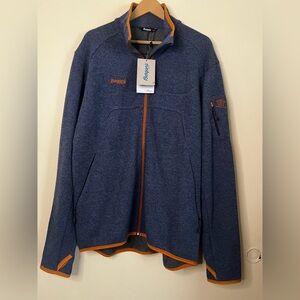 NWT Bergans Of Norway Reinfrann Full Zip Wool Sweater Jacket Size 2XL XXL